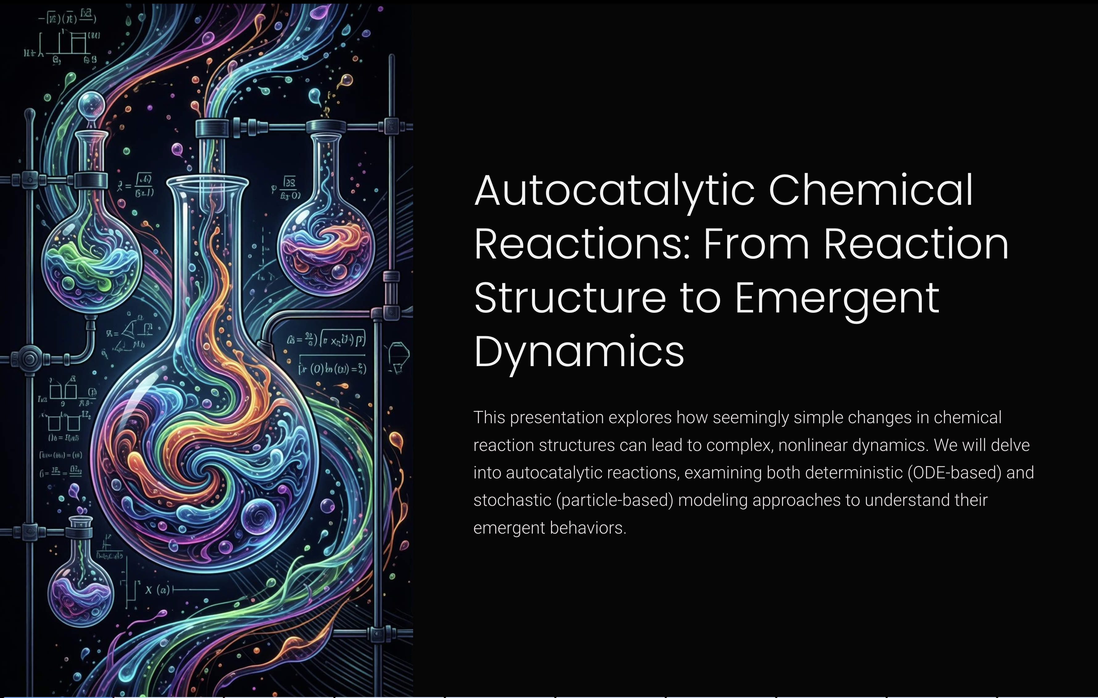 Autocatalytic Chemical Reactions: From Reaction Structure to Emergent Dynamics